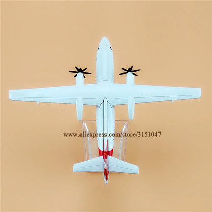 16cm Air White Colombia Avianca Fokker F-50 FOK F50 Airlines Plane Model Alloy Metal Diecast Model Airplane Aircraft Airways