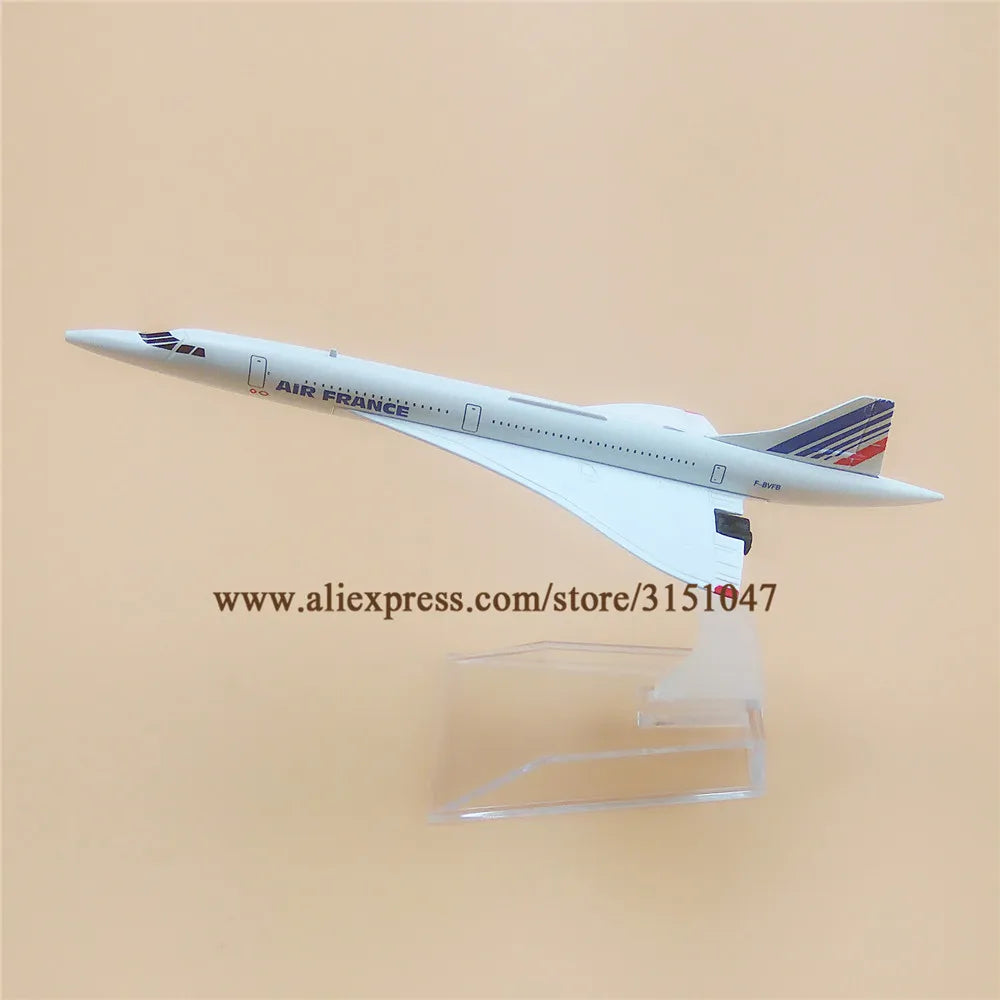 16cm Air France Concorde Costa Airways Airlines 1:400 Scale Metal Alloy Diecast Airplane Model Plane Aircraft