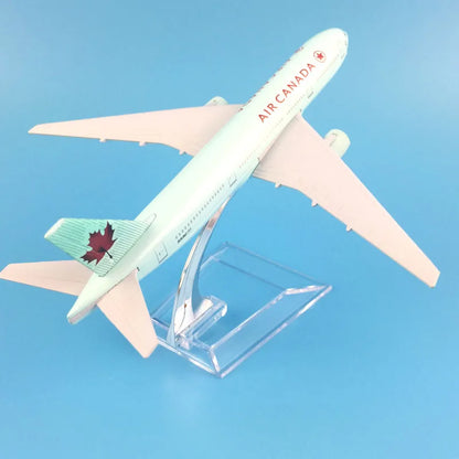 FREE SHIPPING 16CM AIR CANADA airline Boeing 777 METAL ALLOY MODEL PLANE AIRCRAFT MODEL  TOY AIRPLANE BIRTHDAY GIFT