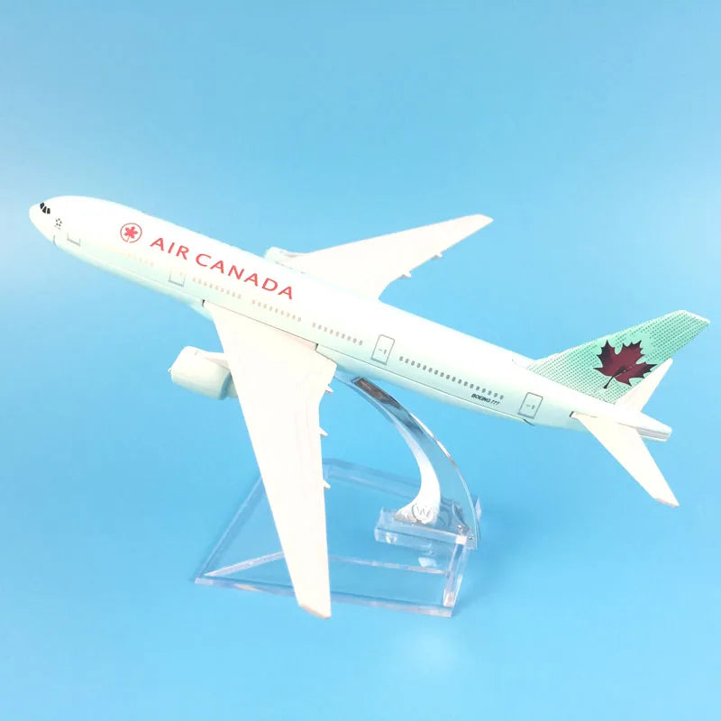 FREE SHIPPING 16CM AIR CANADA airline Boeing 777 METAL ALLOY MODEL PLANE AIRCRAFT MODEL  TOY AIRPLANE BIRTHDAY GIFT