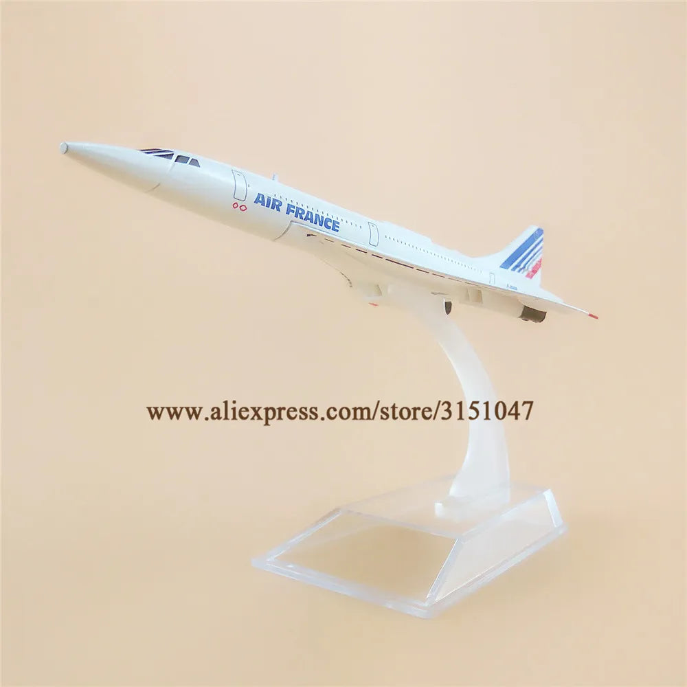 16cm Air France Concorde Costa Airways Airlines 1:400 Scale Metal Alloy Diecast Airplane Model Plane Aircraft