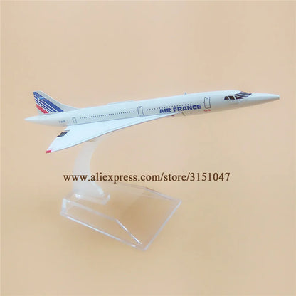 16cm Air France Concorde Costa Airways Airlines 1:400 Scale Metal Alloy Diecast Airplane Model Plane Aircraft