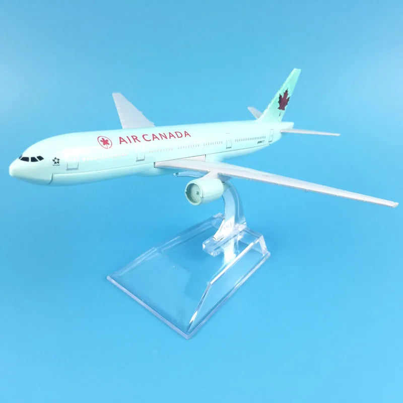 FREE SHIPPING 16CM AIR CANADA airline Boeing 777 METAL ALLOY MODEL PLANE AIRCRAFT MODEL  TOY AIRPLANE BIRTHDAY GIFT