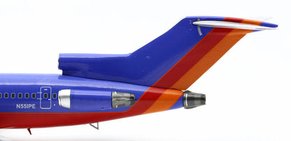 XX2393  Alloy Collectible Plane Gift JC Wings 1:200 Southwest Air Boeing B727-200 Diecast Aircraft Jet Model N551PE With Stand