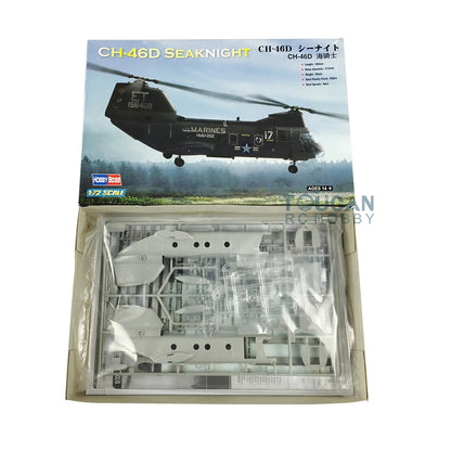 Hobby Boss 87213 1/72 Aircraft American CH-46D Seaknight Helicopter Plane Toys Model TH06256-SMT8