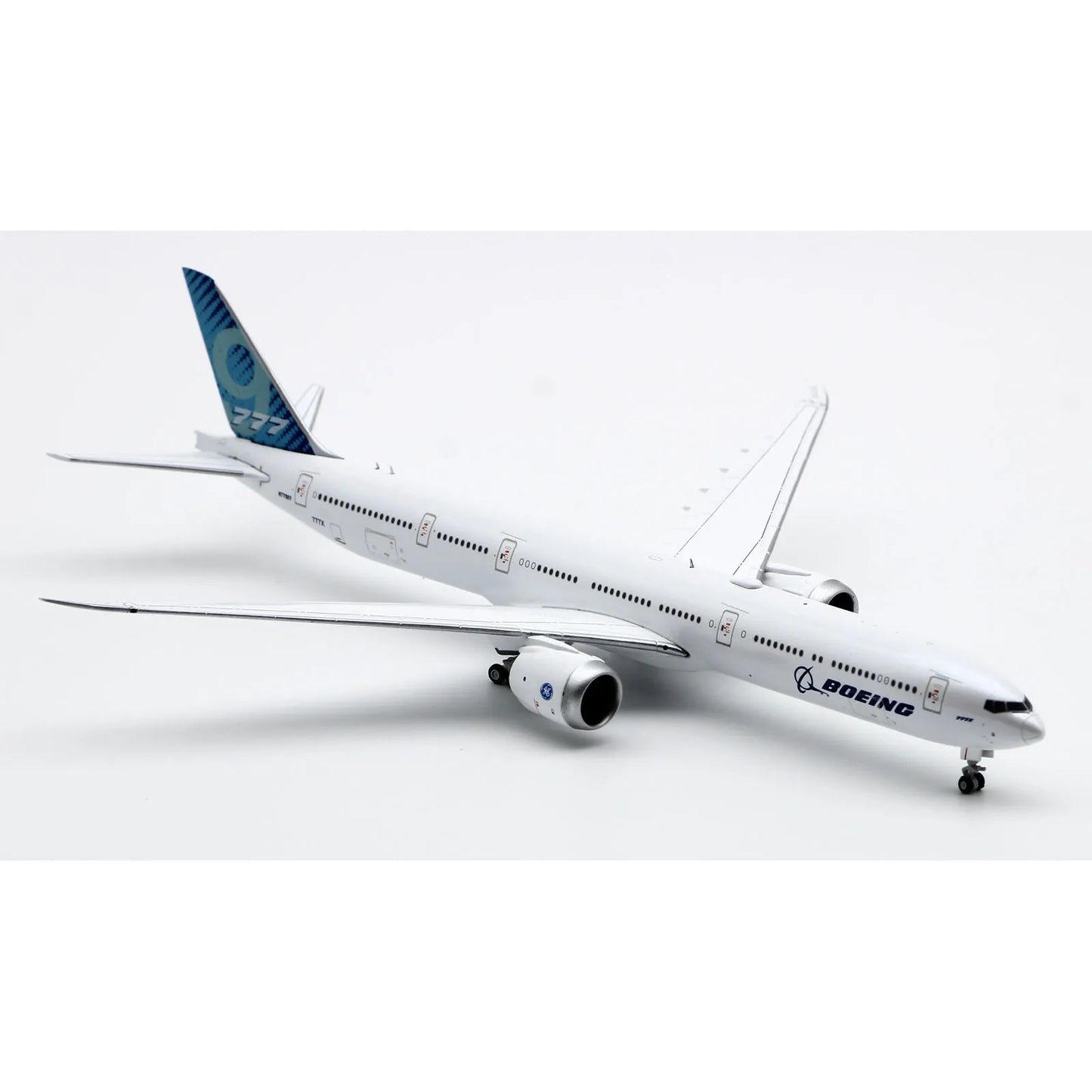 LH4162 Alloy Collectible Plane Gift JC Wings 1:400 Boeing B777-9X Folded "House Color" Diecast Aircraft Model N779XY With Stand