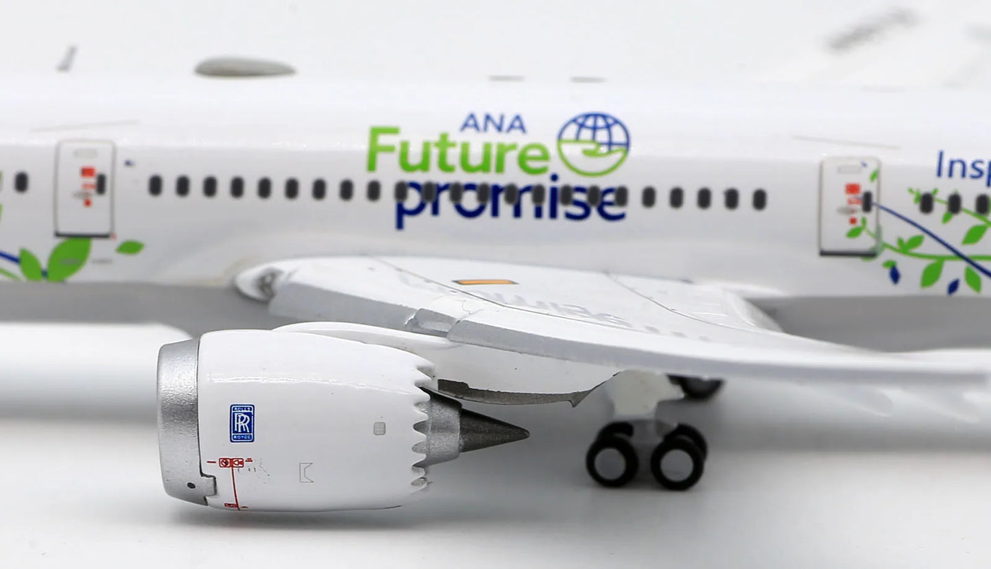 SA4014A Alloy Collectible Plane Gift JC Wings 1:400 All Nippon Airways ANA Boeing 787-9 Diecast Aircraft Model JA871A Flaps Down