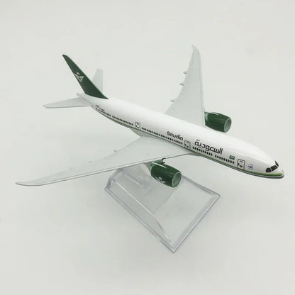 NEW 16cm Alloy Metal Saudi Arabian AIR B787 Airlines Boeing 787 Airways Diecast Airplane Model Plane Aircraft Aeroplane