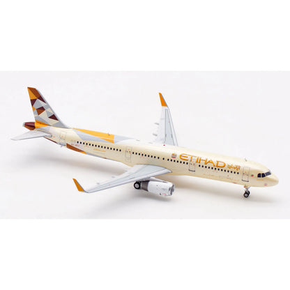 IF321EY1222 Alloy Collectible Plane Gift INFLIGHT 1:200 ETIHAD AIRWAYS Airbus A321 Diecast Aircraft Jet Model A6-AEJ With Stand