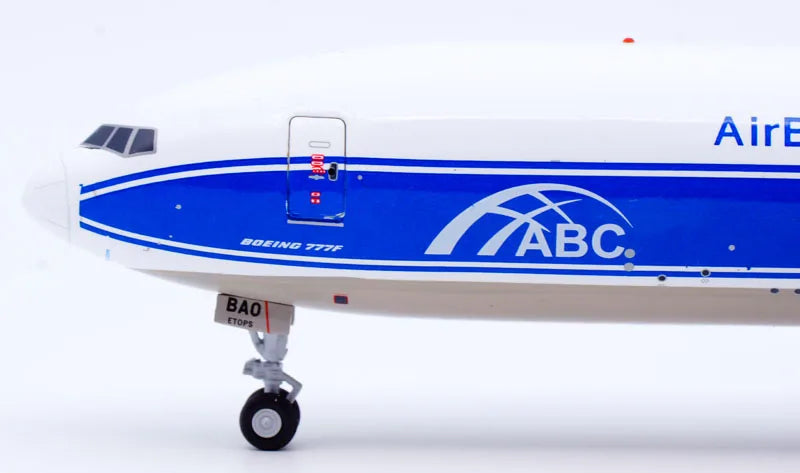 XX20054C Alloy Collectible Plane Gift JC Wings 1:200 Air Bridge Cargo Interactive Boeing B777F Diecast Aircraft Jet Model VQ-BAO