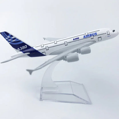 16CM Airplane Model Airbus Series Solid Alloy Simulation Aircraft Model Toy