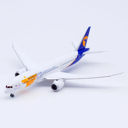 LH4297A Alloy Collectible Plane Gift JC Wings 1:400 MIAT Mongolian Boeing B787-9 Diecast Aircraft Jet Model JU-1789 Flaps Down