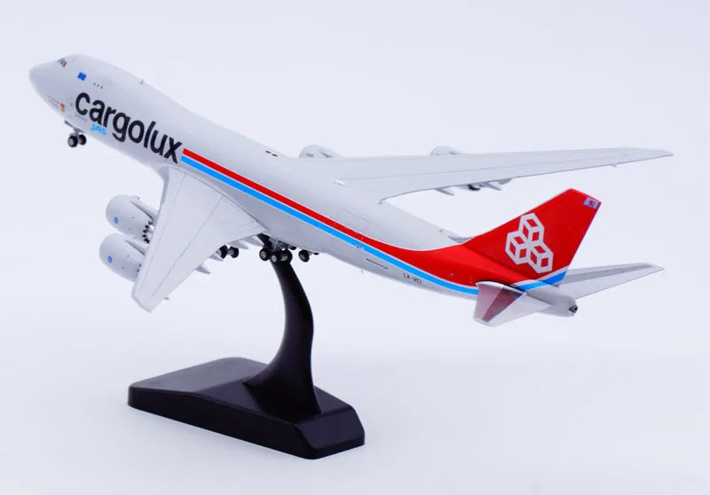 XX40155 Alloy Collectible Plane Gift JC Wings 1:400 Cargolux Airlines Boeing B747-8F Diecast Aircraft Model LX-VCI With Stand