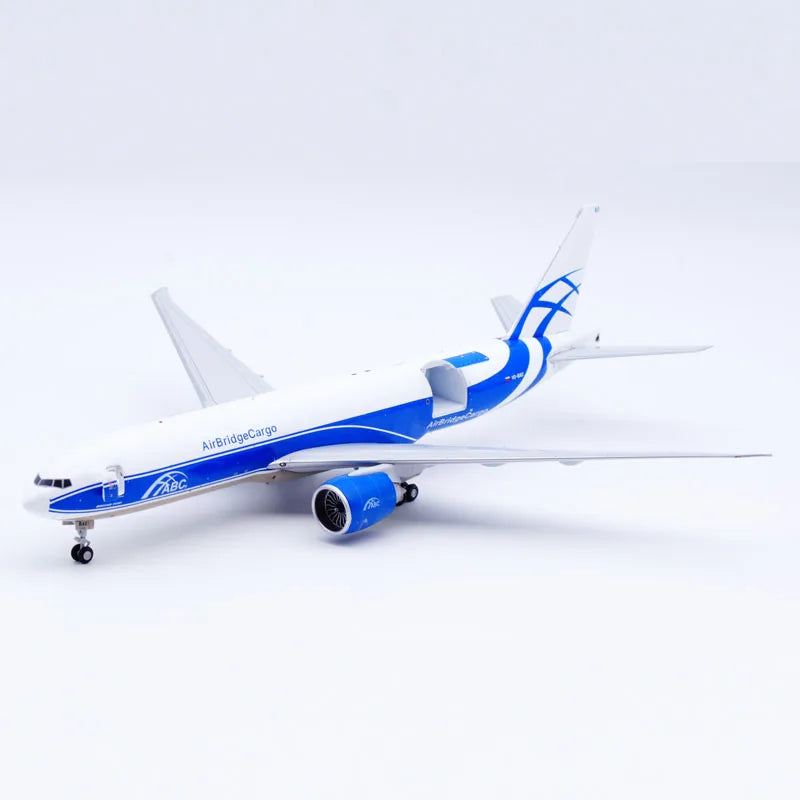 XX20054C Alloy Collectible Plane Gift JC Wings 1:200 Air Bridge Cargo Interactive Boeing B777F Diecast Aircraft Jet Model VQ-BAO