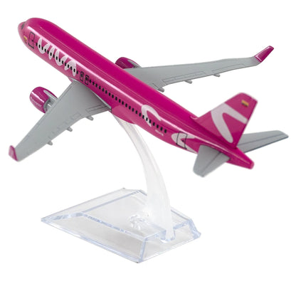 1/400 Scale Aircraft Viva Air Colombia Airbus A320 16cm Alloy Plane Model Toys Children Kids Gift for Collection