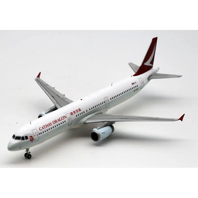 EW2321007 Alloy Collectible Plane Gift JC Wings 1:200 Cathay Dragon Airlines Airbus A321 Diecast Aircraft Jet Model B-HTG