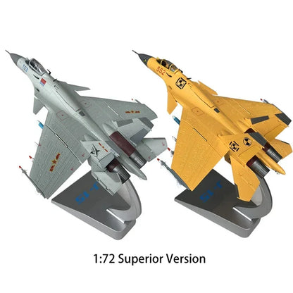 1/72 Scale Alloy Aircraft Chinese Air Force J-15 Carrier Based Plane Fighter J15 Model Toys Gift for Collection Decoration