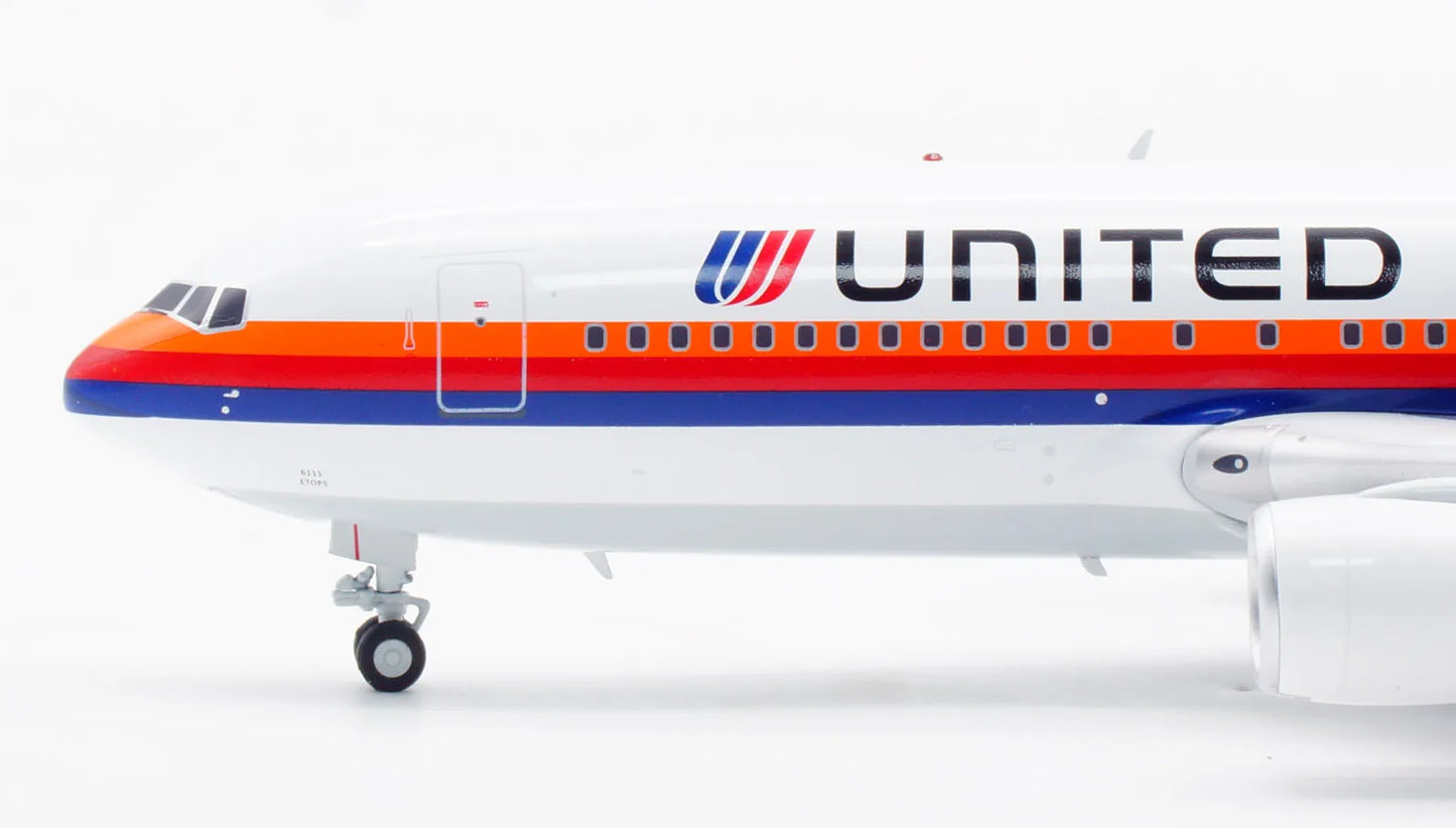 IF762UA0123 Alloy Collectible Plane Gift INFLIGHT 1:200 United Airlines Boeing B767-200 Diecast Aircraft Jet Model N611UA