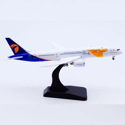 LH4297A Alloy Collectible Plane Gift JC Wings 1:400 MIAT Mongolian Boeing B787-9 Diecast Aircraft Jet Model JU-1789 Flaps Down