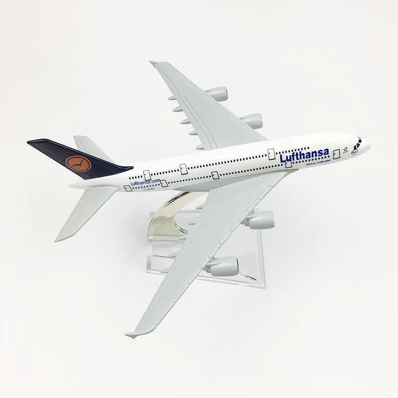 16CM Airplane Model Airbus Series Solid Alloy Simulation Aircraft Model Toy