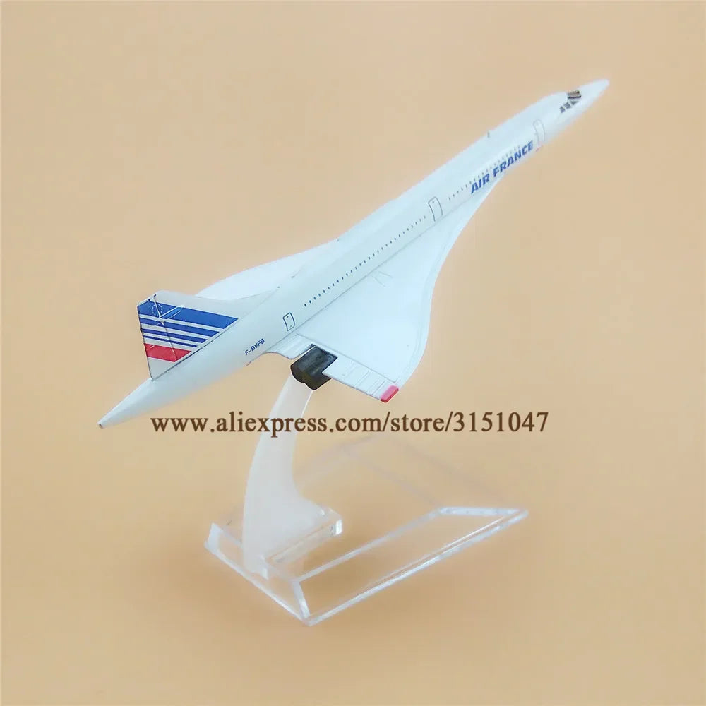 16cm Air France Concorde Costa Airways Airlines 1:400 Scale Metal Alloy Diecast Airplane Model Plane Aircraft