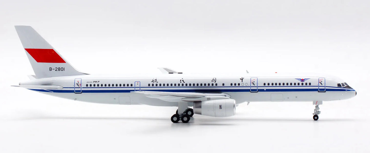 AV2058 Alloy Collectible Plane Gift Aviation 1:200 CAAC Boeing B757-200 Diecast Aircraft JET Model B-2801 With Stand