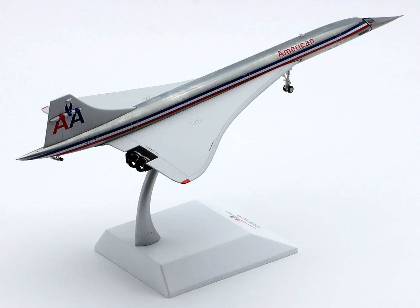 FX2001 Alloy Collectible Plane Gift JC Wings 1:200 American Airlines Aerospatiale Concorde Diecast Aircraft Jet Model N191AA