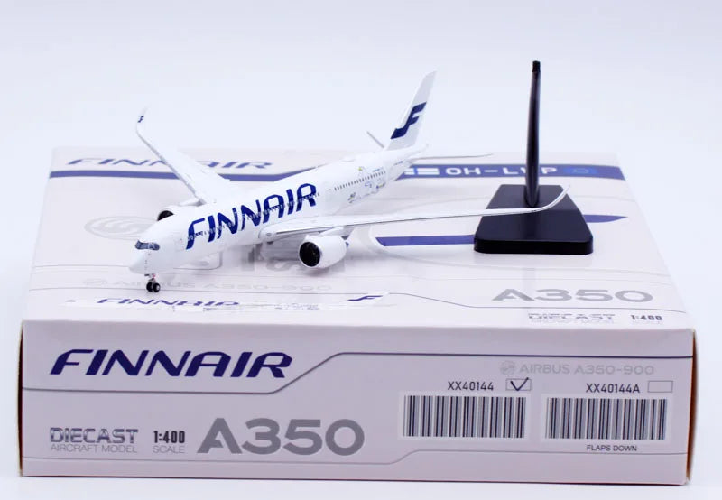 XX40144 Alloy Collectible Plane Gift JC Wings 1:400 Finnair "100th Anniversary" Airbus A350-900XWB Diecast Aircraft Model OH-LWP