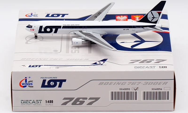 XX40055 Alloy Collectible Plane Gift JC Wings 1:400 LOT Airlines "StarAlliance" Boeing B767-300ER Diecast Aircraft Model SP-LPB