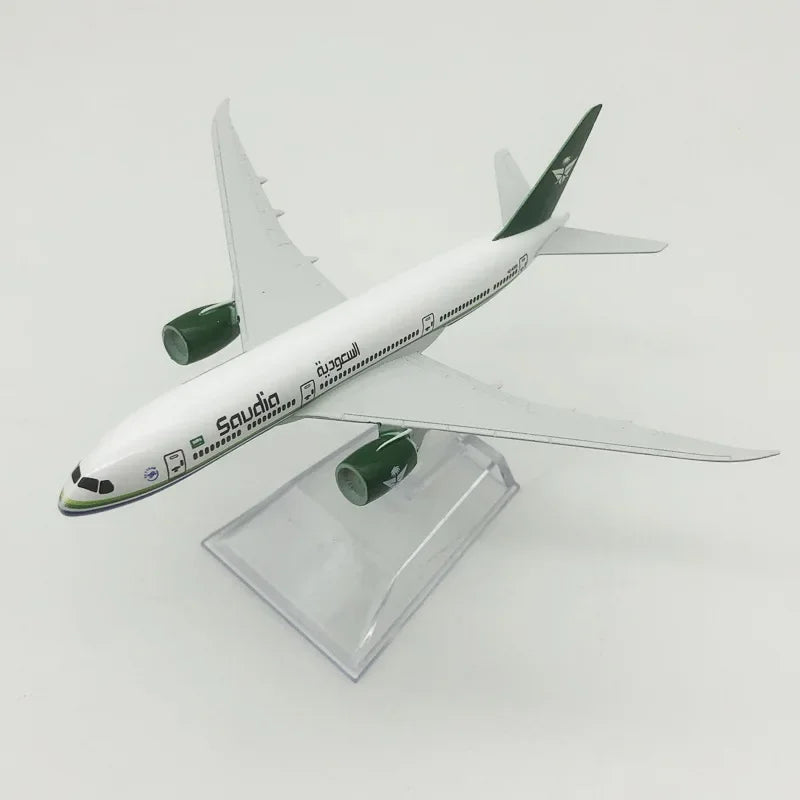 NEW 16cm Alloy Metal Saudi Arabian AIR B787 Airlines Boeing 787 Airways Diecast Airplane Model Plane Aircraft Aeroplane