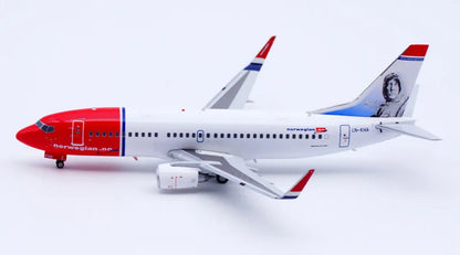 XX20177 Alloy Collectible Plane Gift JC Wings 1:200 Norwegian Air Shuttle Boeing B737-300 Diecast Aircraft Jet Model LN-KHA