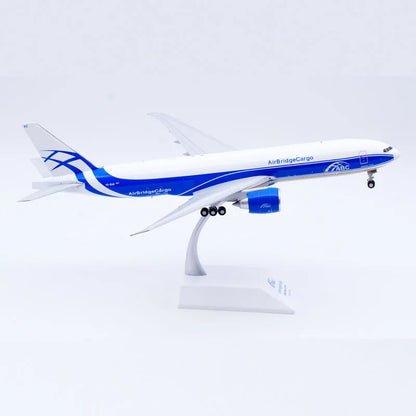 XX20054C Alloy Collectible Plane Gift JC Wings 1:200 Air Bridge Cargo Interactive Boeing B777F Diecast Aircraft Jet Model VQ-BAO