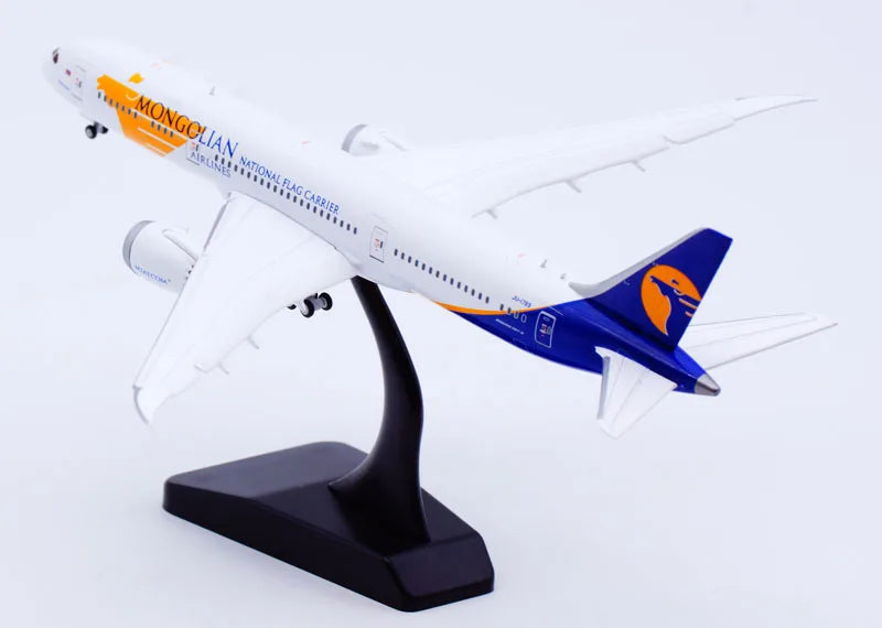 LH4297A Alloy Collectible Plane Gift JC Wings 1:400 MIAT Mongolian Boeing B787-9 Diecast Aircraft Jet Model JU-1789 Flaps Down