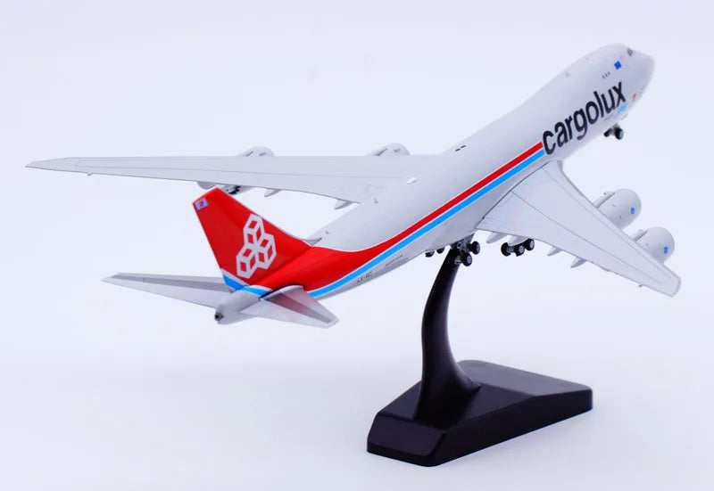 XX40155 Alloy Collectible Plane Gift JC Wings 1:400 Cargolux Airlines Boeing B747-8F Diecast Aircraft Model LX-VCI With Stand