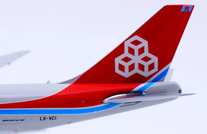 XX40155 Alloy Collectible Plane Gift JC Wings 1:400 Cargolux Airlines Boeing B747-8F Diecast Aircraft Model LX-VCI With Stand