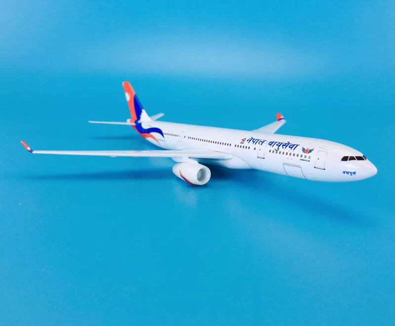 NEW 20cm Alloy Metal AIR Nepal Airlines Airbus 330 A330 Airplane Model Airways Plane Model Stand Diecast Aircraft Kids Gift Toys