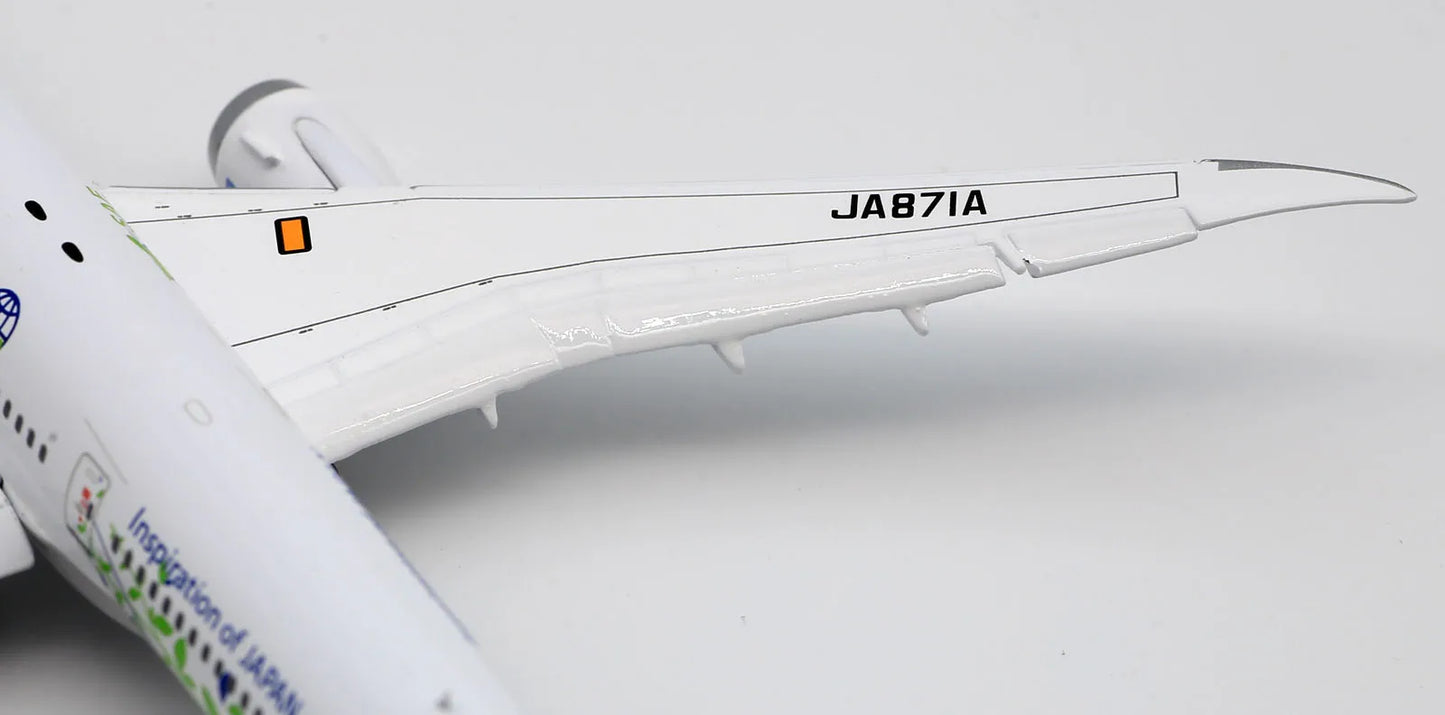 SA4014A Alloy Collectible Plane Gift JC Wings 1:400 All Nippon Airways ANA Boeing 787-9 Diecast Aircraft Model JA871A Flaps Down