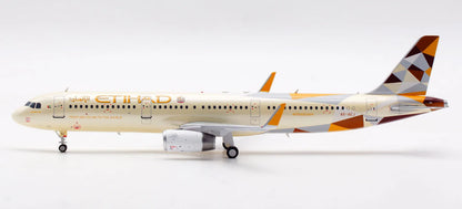 IF321EY1222 Alloy Collectible Plane Gift INFLIGHT 1:200 ETIHAD AIRWAYS Airbus A321 Diecast Aircraft Jet Model A6-AEJ With Stand