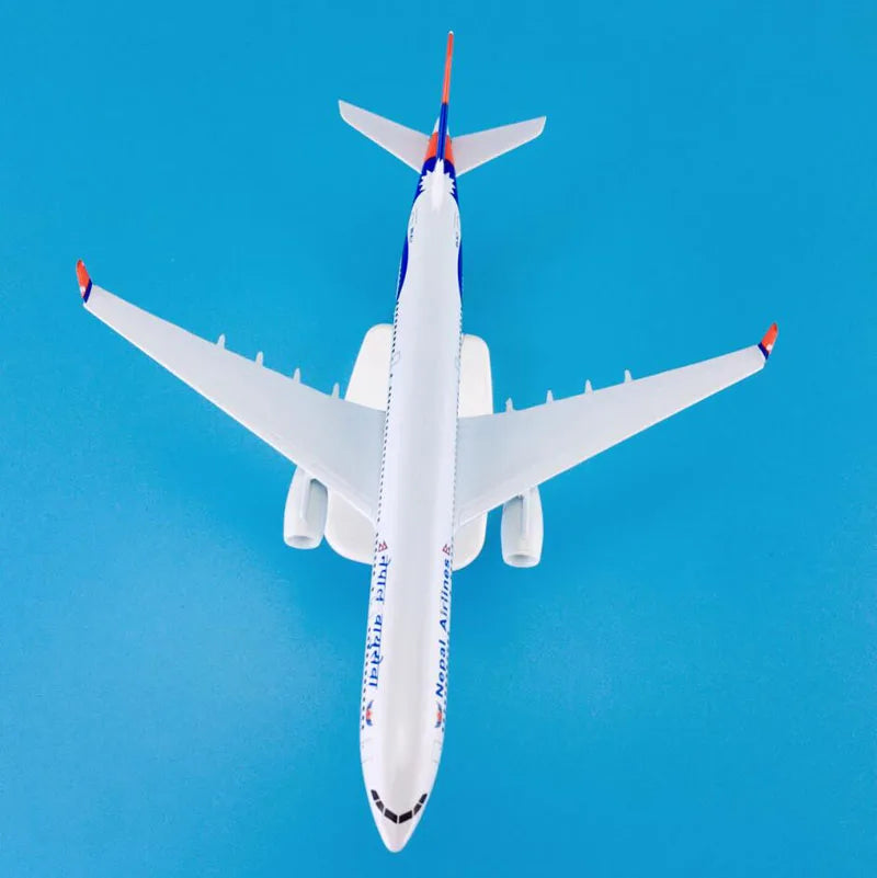 NEW 20cm Alloy Metal AIR Nepal Airlines Airbus 330 A330 Airplane Model Airways Plane Model Stand Diecast Aircraft Kids Gift Toys