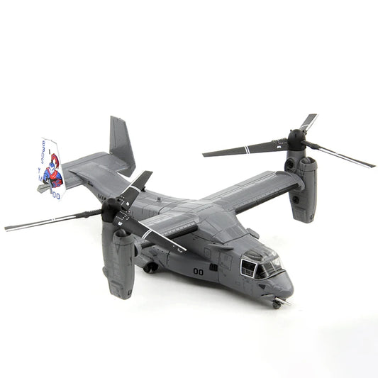 1/144 Scale AF1 US Navy MV-22B Osprey Tilt-rotor Transport V22 Alloy Die Cast Finished Aircraft Model Toy Gift