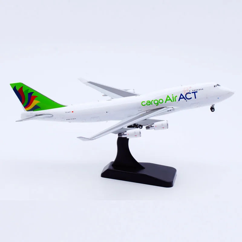 LH4250 Alloy Collectible Plane Gift JC Wings 1:400 ACT Airlines Boeing B747-400(BDSF) Diecast Aircraft Model TC-ACF With Stand