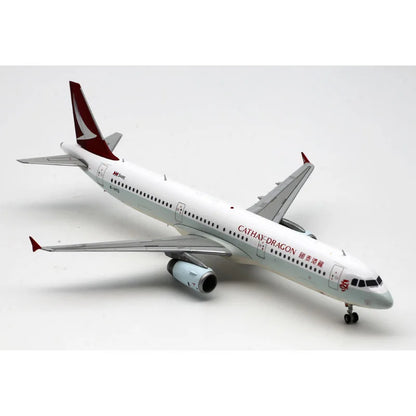 EW2321007 Alloy Collectible Plane Gift JC Wings 1:200 Cathay Dragon Airlines Airbus A321 Diecast Aircraft Jet Model B-HTG