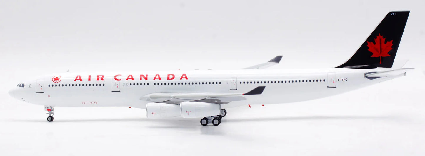 B-343-AC-TNQ Alloy Collectible Plane Gift B-Models 1:200 AIR CANADA Airbus A340-300 Diecast Aircraft Jet Model C-FTNQ