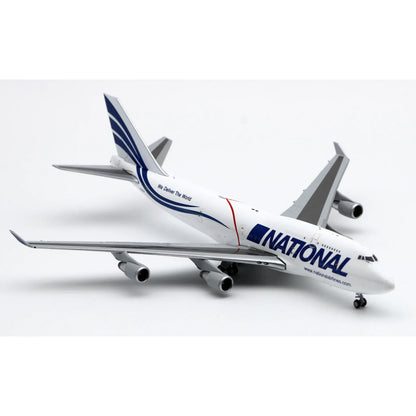 XX4975 Alloy Collectible Plane Gift JC Wings 1:400 National Airlines Boeing B747-400(BCF)  Diecast Aircraft Jet Model N702CA