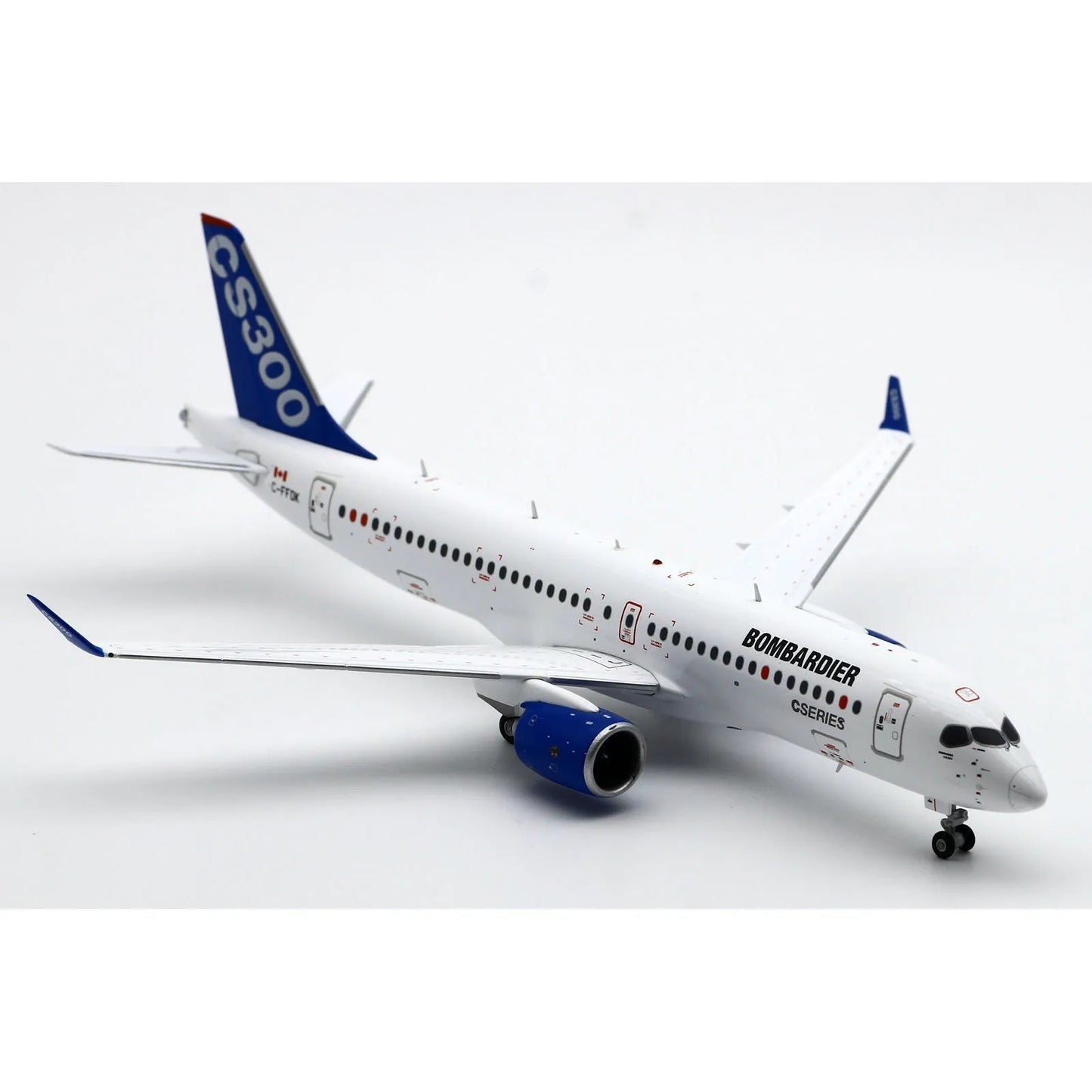 LH2276 Alloy Collectible Plane Gift JC Wings 1:200 Bombardier Aerospace Airbus A220-300 Diecast Aircraft Jet Model C-FFDK