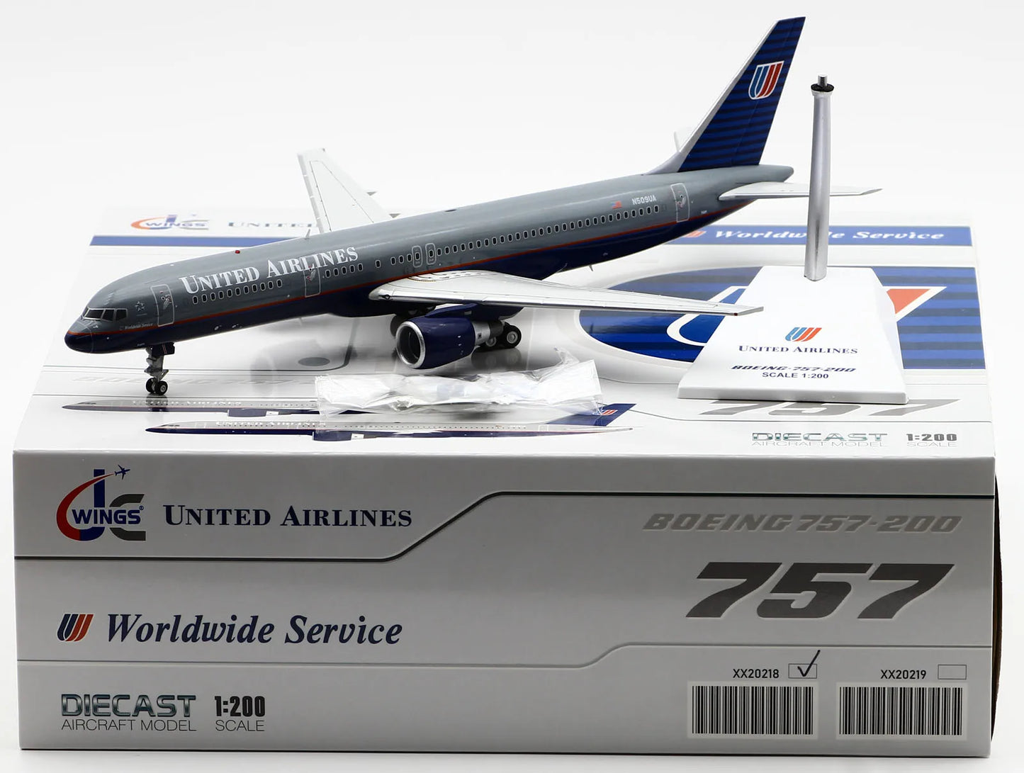 XX20218 Alloy Collectible Plane Gift JC Wings 1:200 United Airlines "StarAlliance" Boeing B757-200 Diecast Aircraft Model N509UA