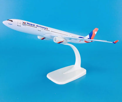 NEW 20cm Alloy Metal AIR Nepal Airlines Airbus 330 A330 Airplane Model Airways Plane Model Stand Diecast Aircraft Kids Gift Toys