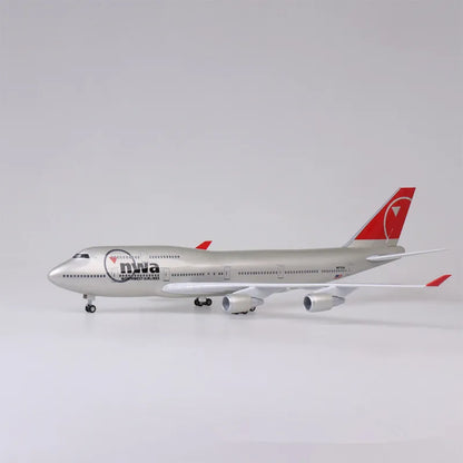 Model Northwest/Southwest/United/American/Spirit/Pan Am Airlines Diecast Resin B737/B747/B777/B787A320 Neo Airplane Collection