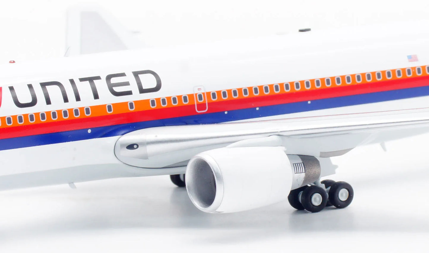 IF762UA0123 Alloy Collectible Plane Gift INFLIGHT 1:200 United Airlines Boeing B767-200 Diecast Aircraft Jet Model N611UA