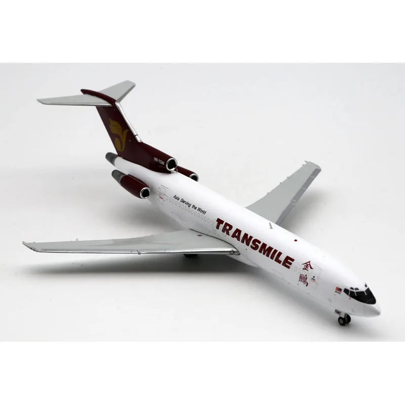 LH2439 Alloy Collectible Plane Gift JC Wings 1:200 Transmile Air Services Boeing B727-200 Diecast Aircraft Jet Model 9M-TGM